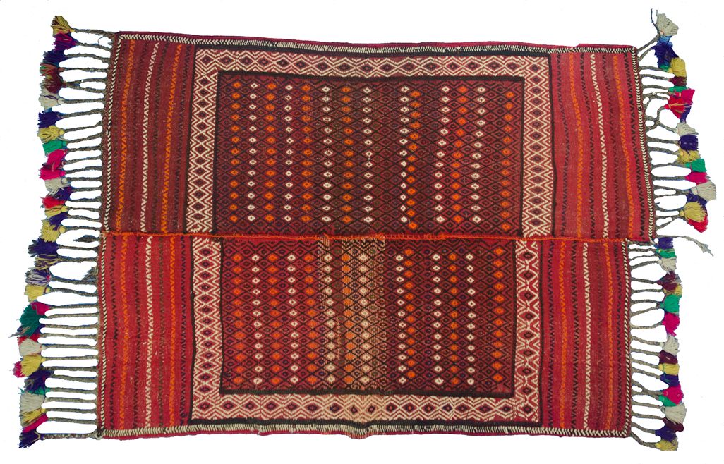Vintage Qashqai Shiraki Kilim Rug 225x166cm
