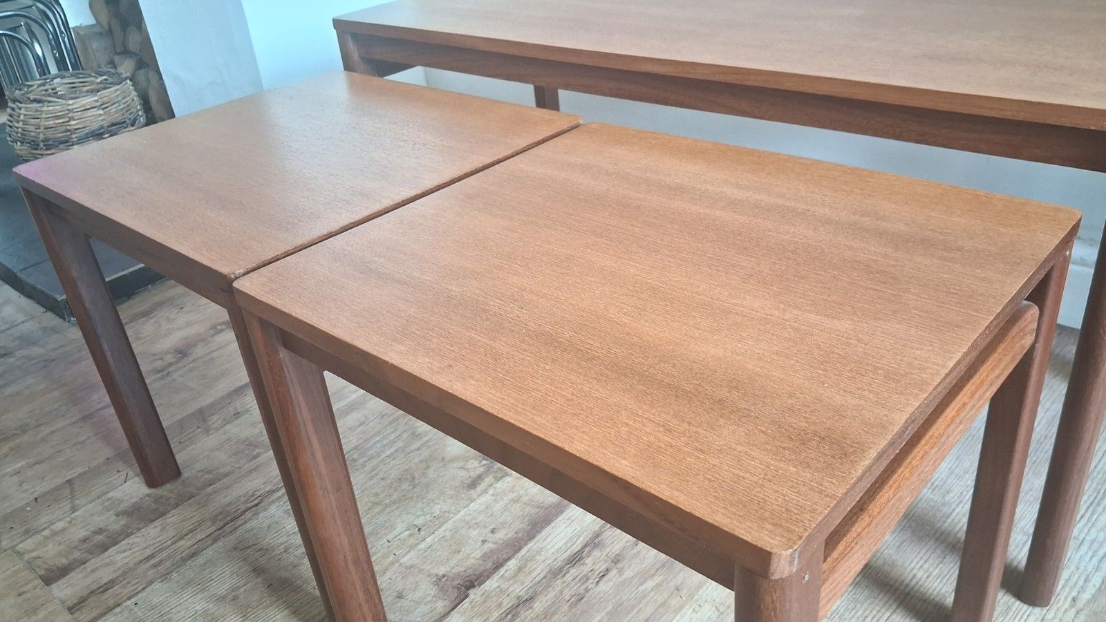 Original 1970's Danish Teak  Mid Century Nest Of Tables, Drinks/Coffee Tables photo vinterior