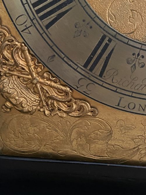 A Very Fine Early 18th C  Richard Rooker Ebonised Double Fusee Bracket Clock And Bracket photo buy