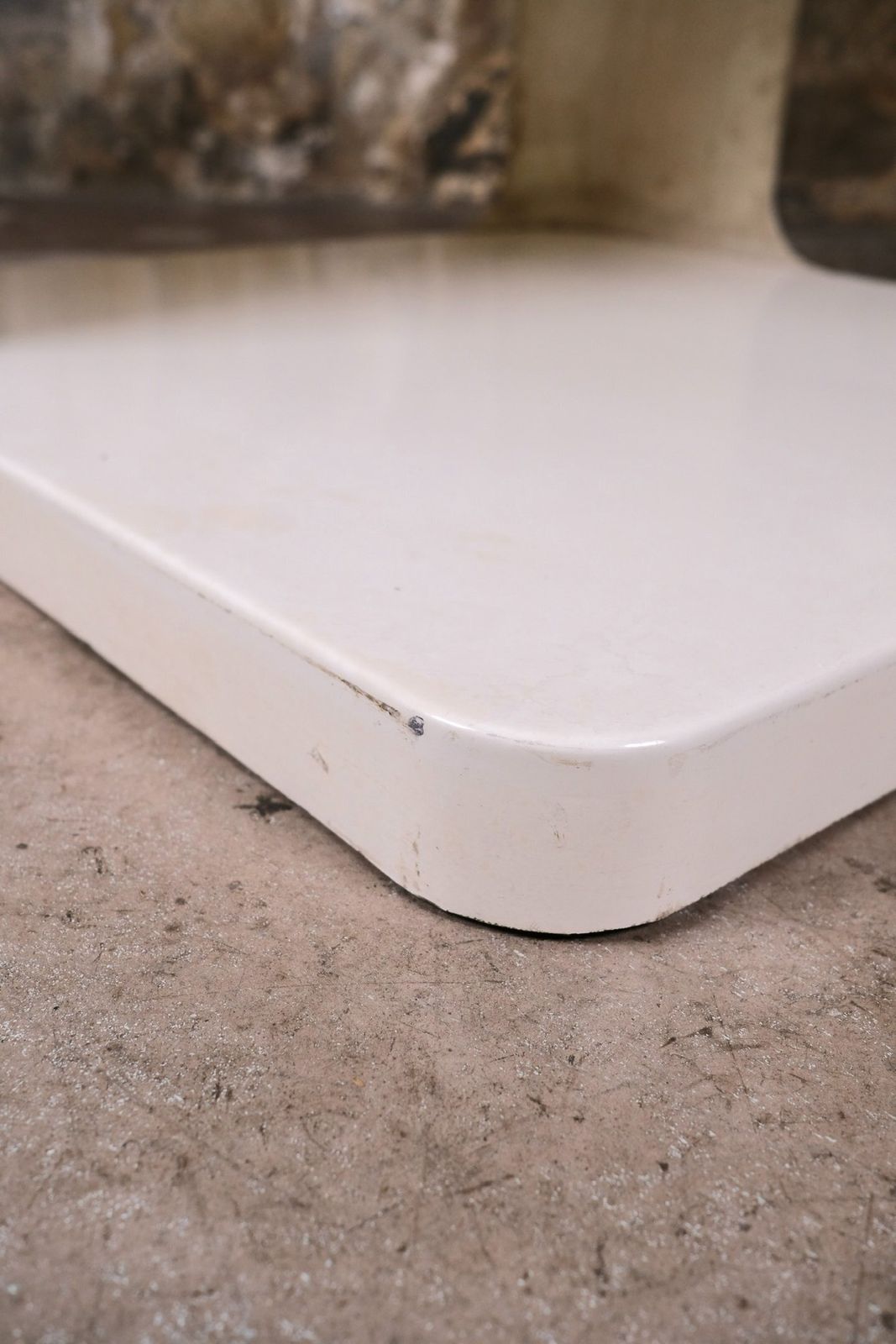 Large Fiberglass Side Table By Valerie Doubroucinskis For Rodier, France, 1970s photo buy
