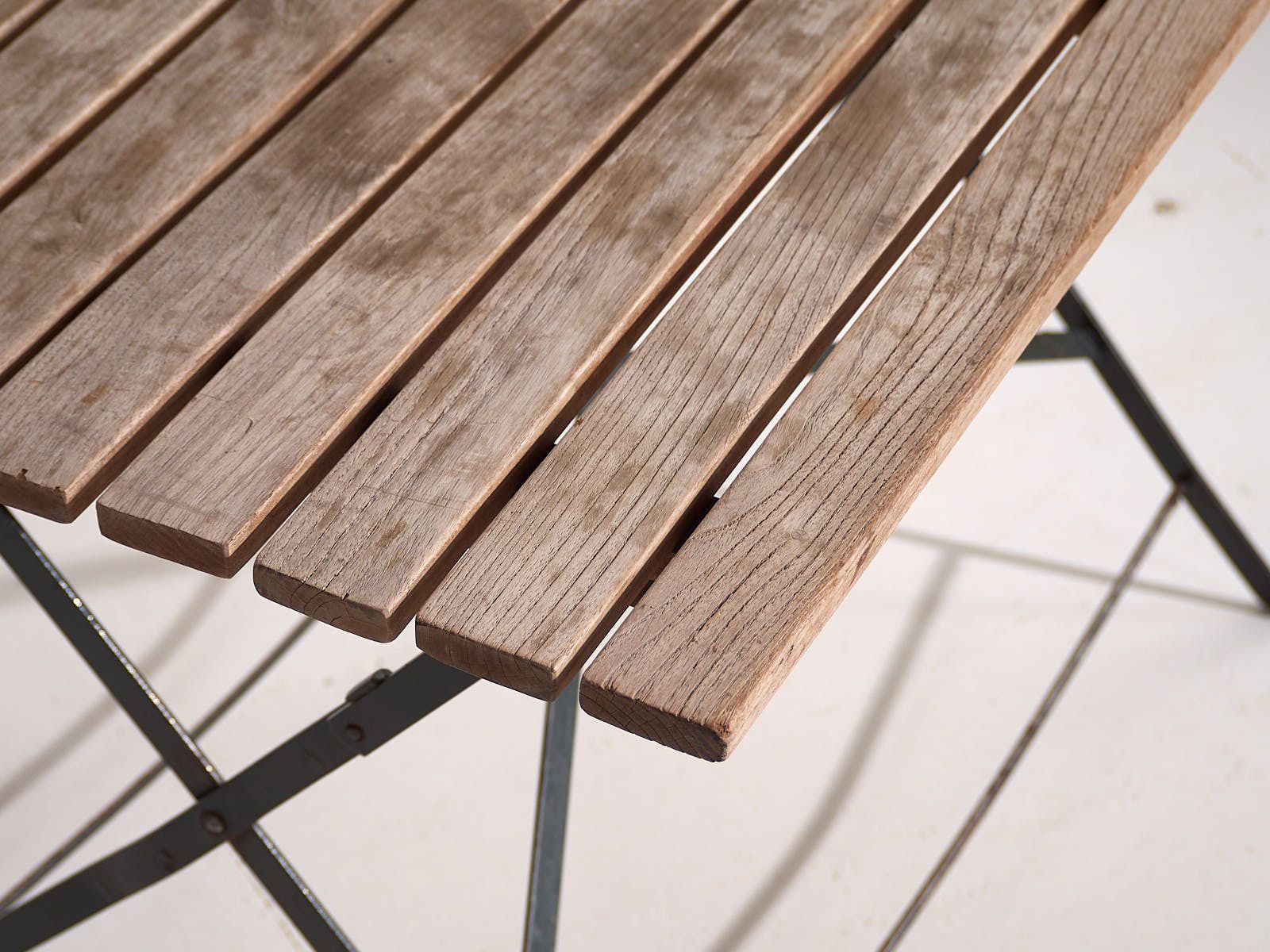 Antique Outdoor Folding Table, 1920s photo furniture
