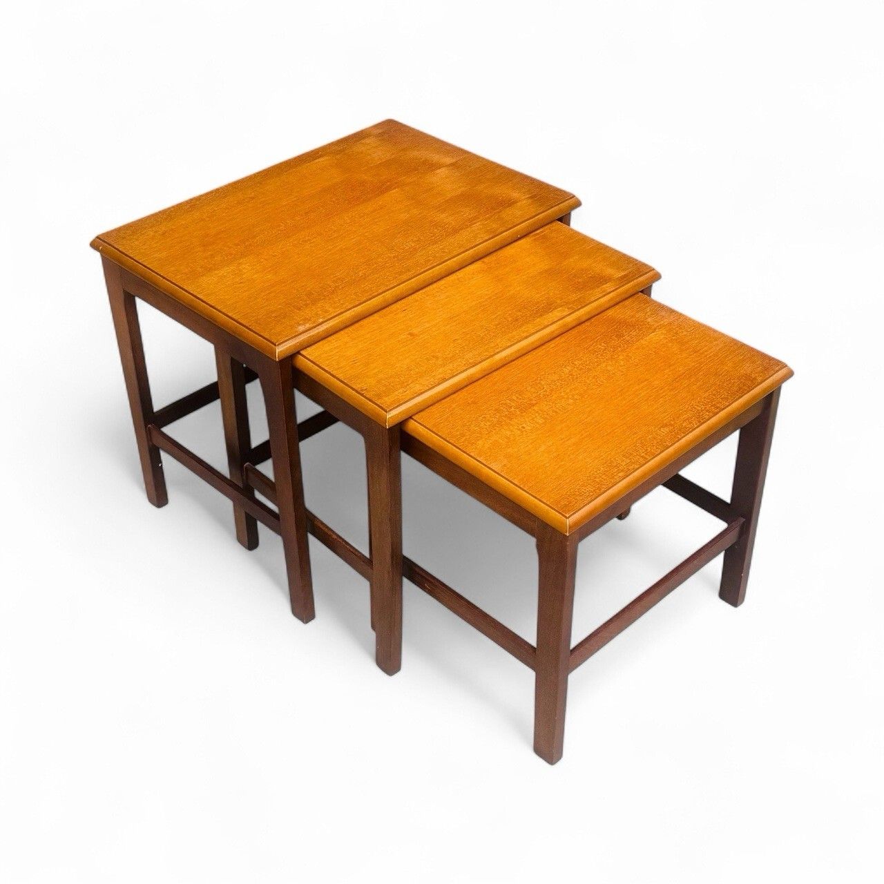 Danish Teak Nest Of Tables Peter Hvidt And Orla Mogaard For France And Sons photo 195.0