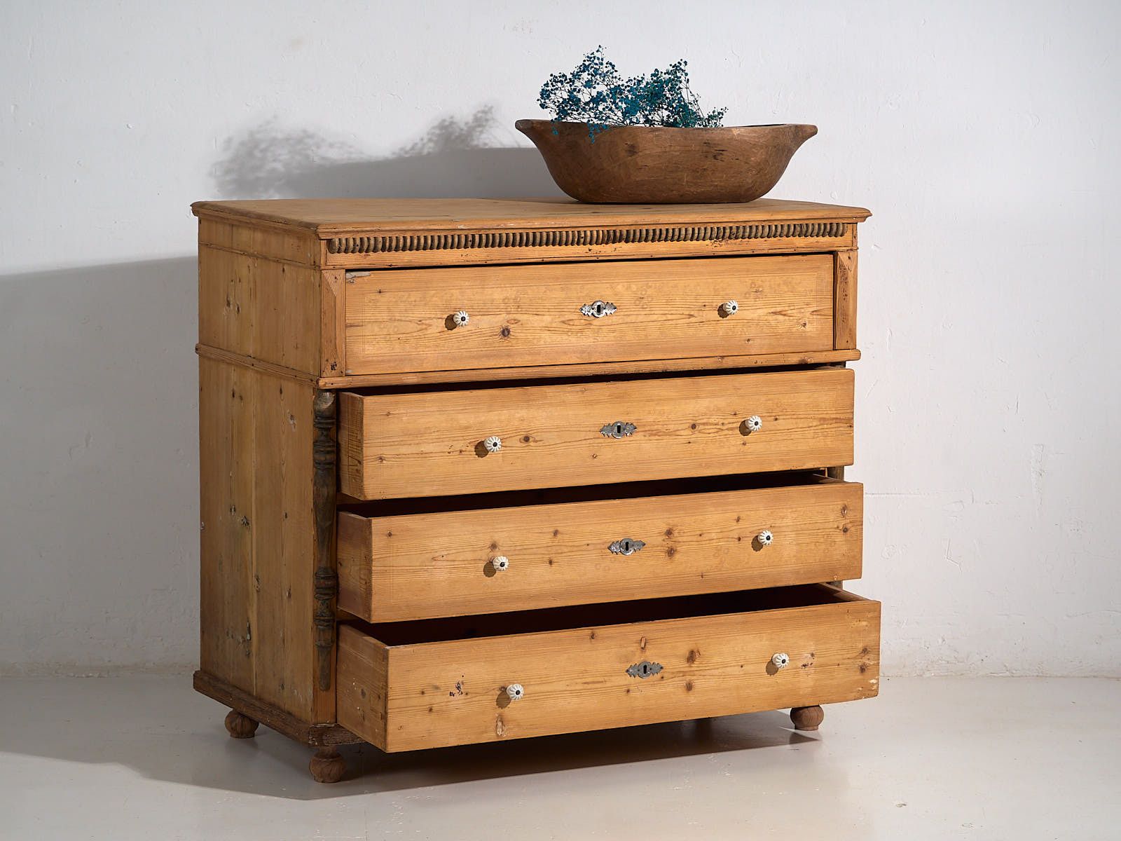 Antique French Provençal Style Chest Of Drawers (C.1920) #25