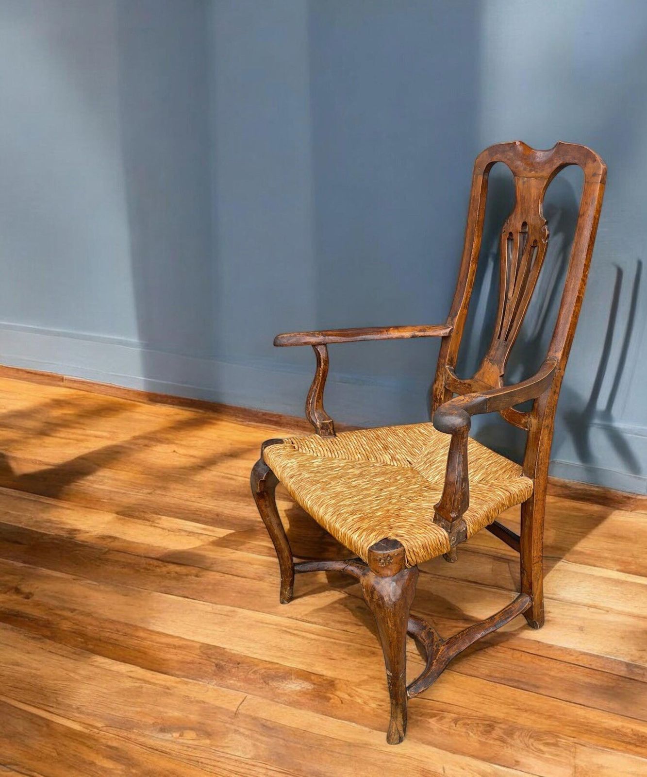 Venetian Walnut Armchair, Louis XV photo furniture