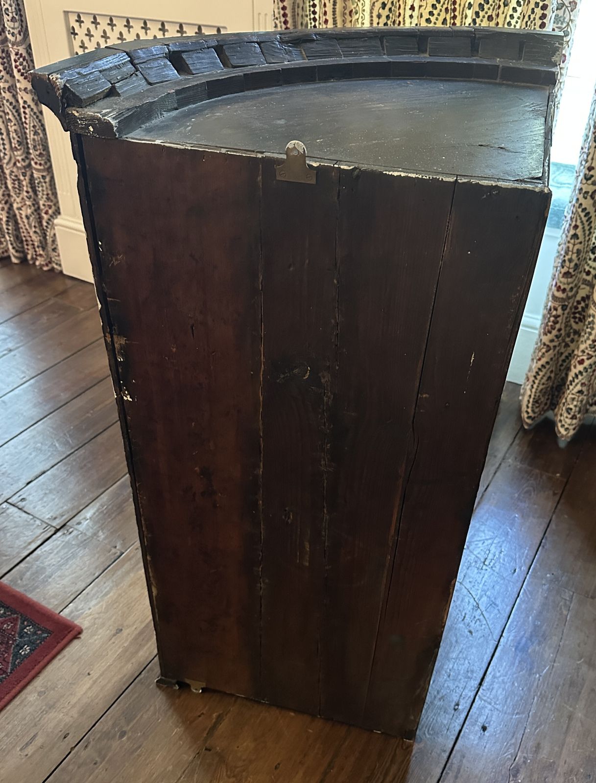 Mahogany Period Tall Georgian Corner Cabinet photo 75.0