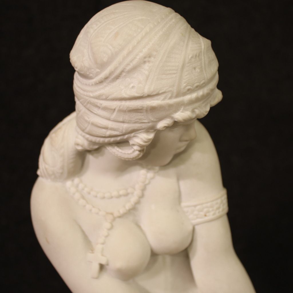 photo for sale 20th Century Marble Sculpture, The Emancipation Of Slavery