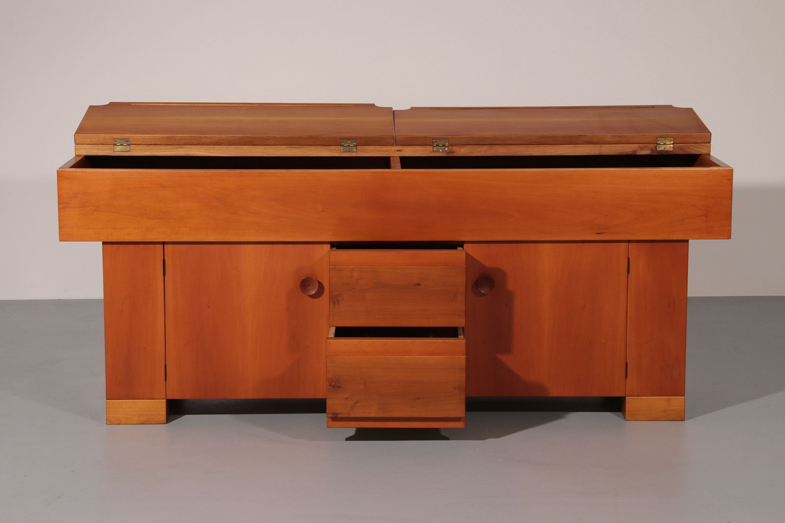 photo for sale Torbecchia Sideboard In Walnut By Giovanni Michelucci For Poltronova, 1964