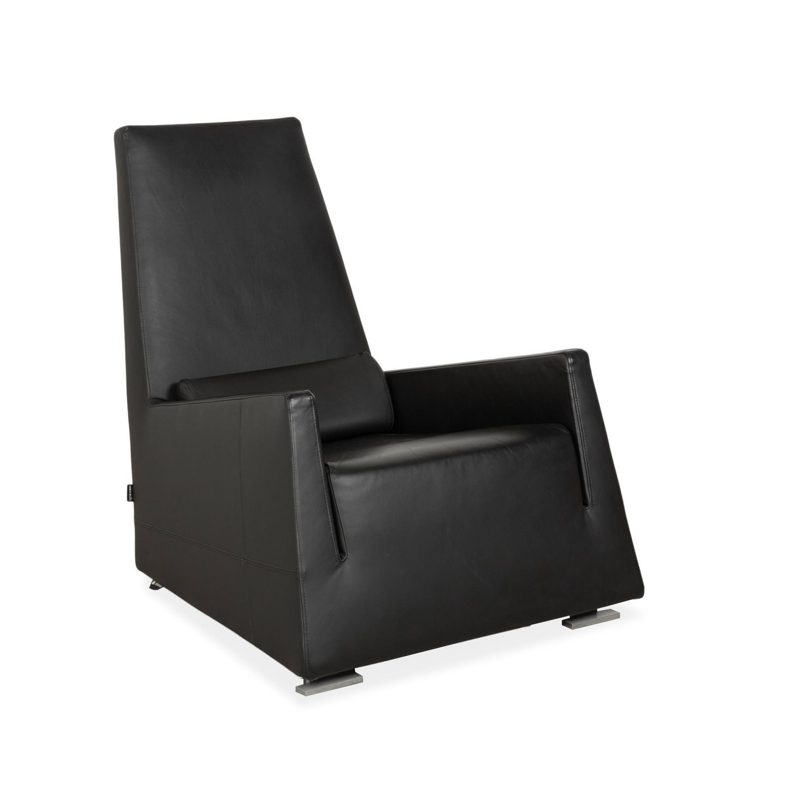 Ligne Roset Jul Leather Fauteuil Zwart