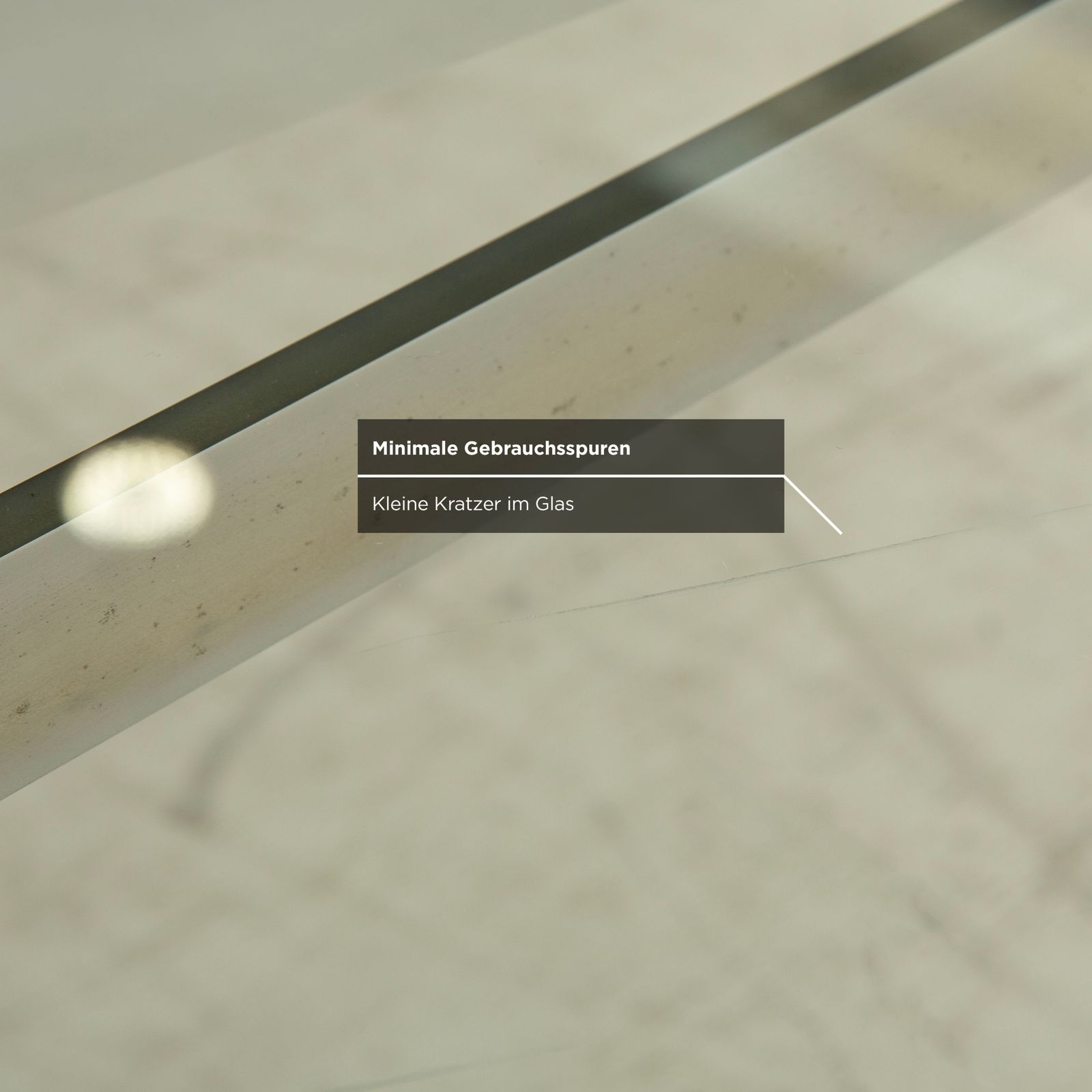 Knoll International Barcelona Glass Coffee Table Chrome photo vinterior