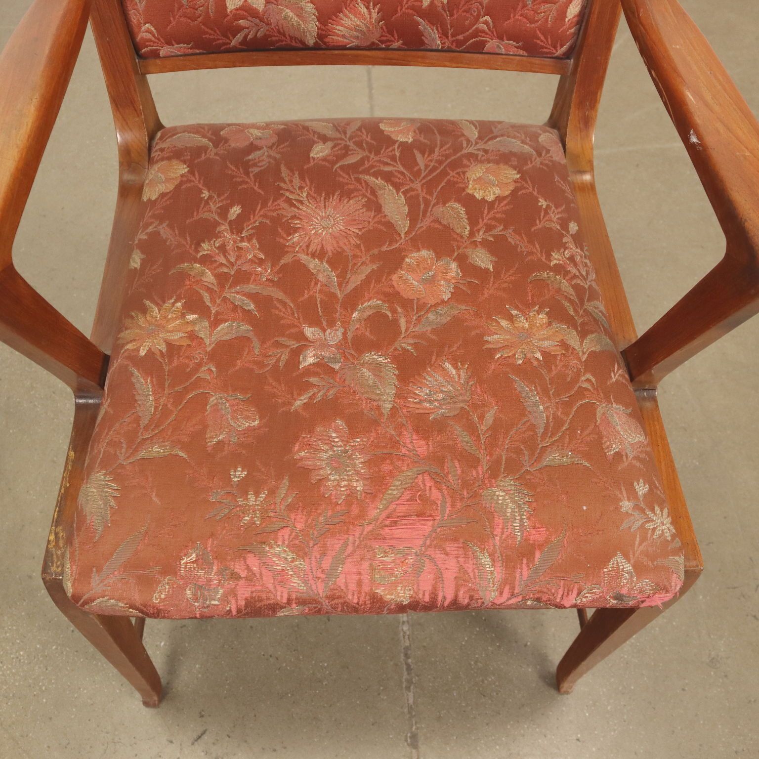 Armchair Mahogany Italy 1950s photo 440.0