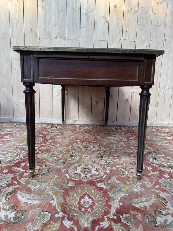 Bureau Plaît De Style Louis XVI En Acajou Et Filets De Laiton photo Furniture