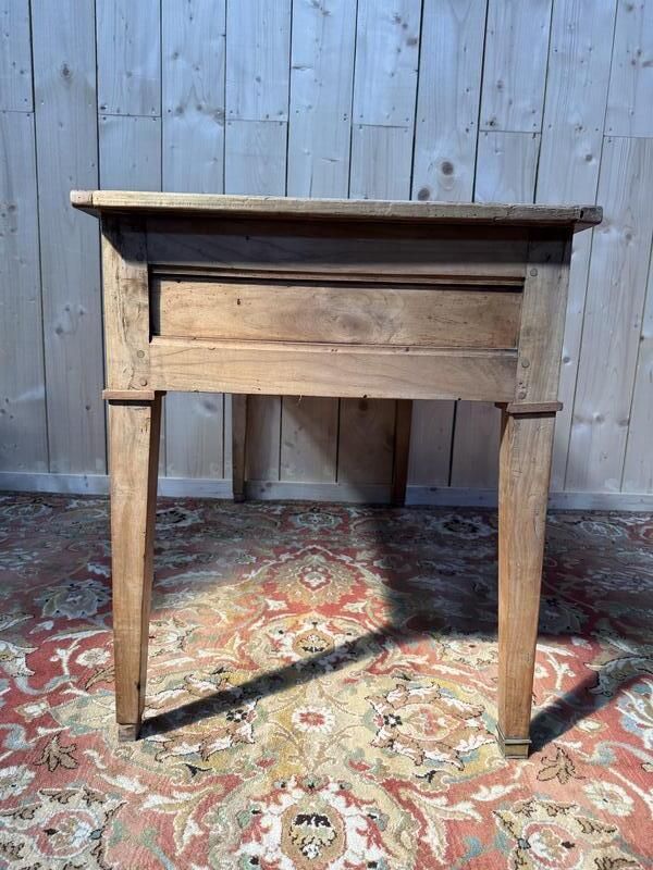 Bureau Plat En Merisier époque Louis XVI photo Furniture