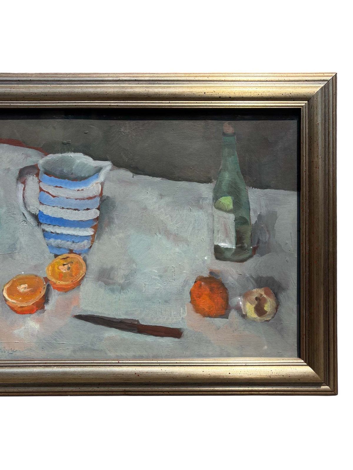 Oil On Panel Still Life Painting By Domenico Cantatore, 1960s photo for sale