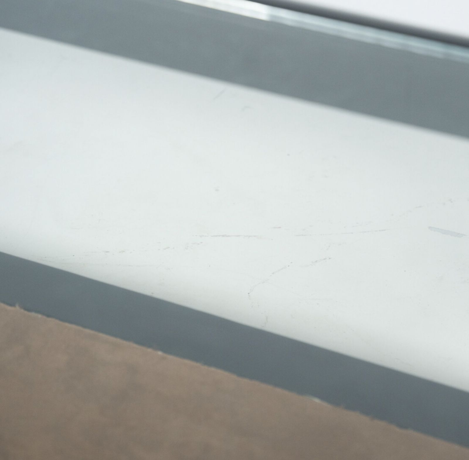 Mid Century Modern Coffee Table Attributed To Carlo Scarpa, Wood And Glass, Italy photo Furniture
