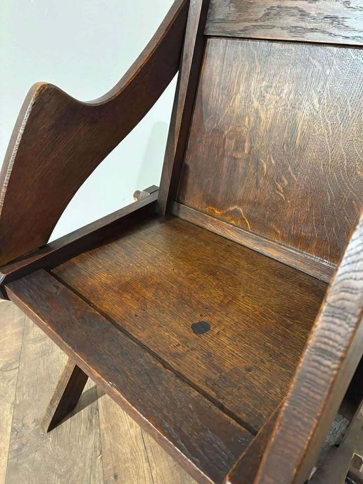 photo for sale Oak Glastonbury / Ecclesiastical Chair