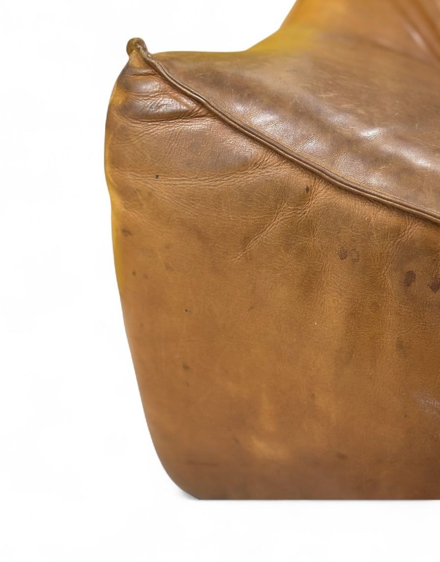 Vintage Gerard Van Den Berg The Rock Leather Chair photo 950.0