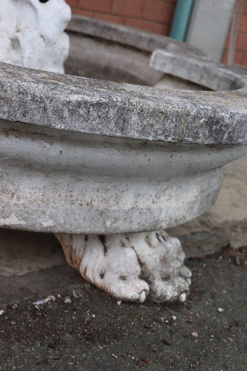photo furniture Large Early 20th Century Garden Fountains, Set Of 2