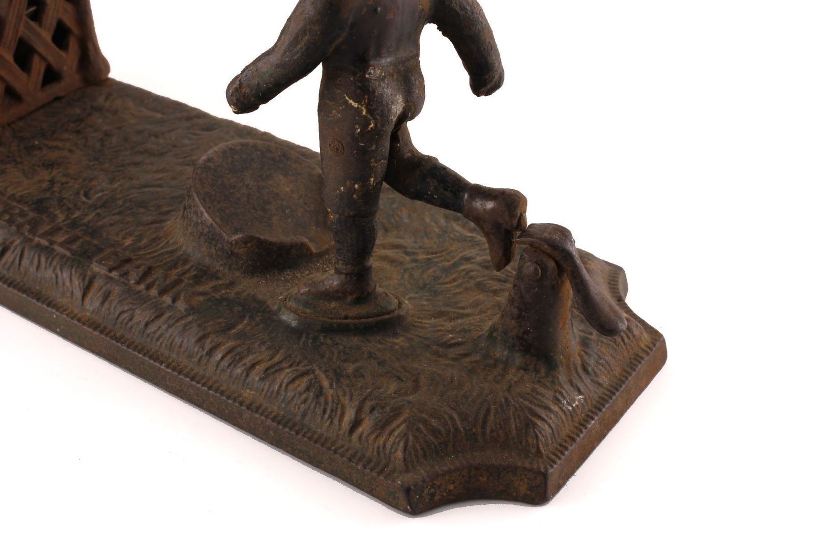 photo buy Cast Iron Football Bank. Victorian Mechanical Money Box. John Harper Co.