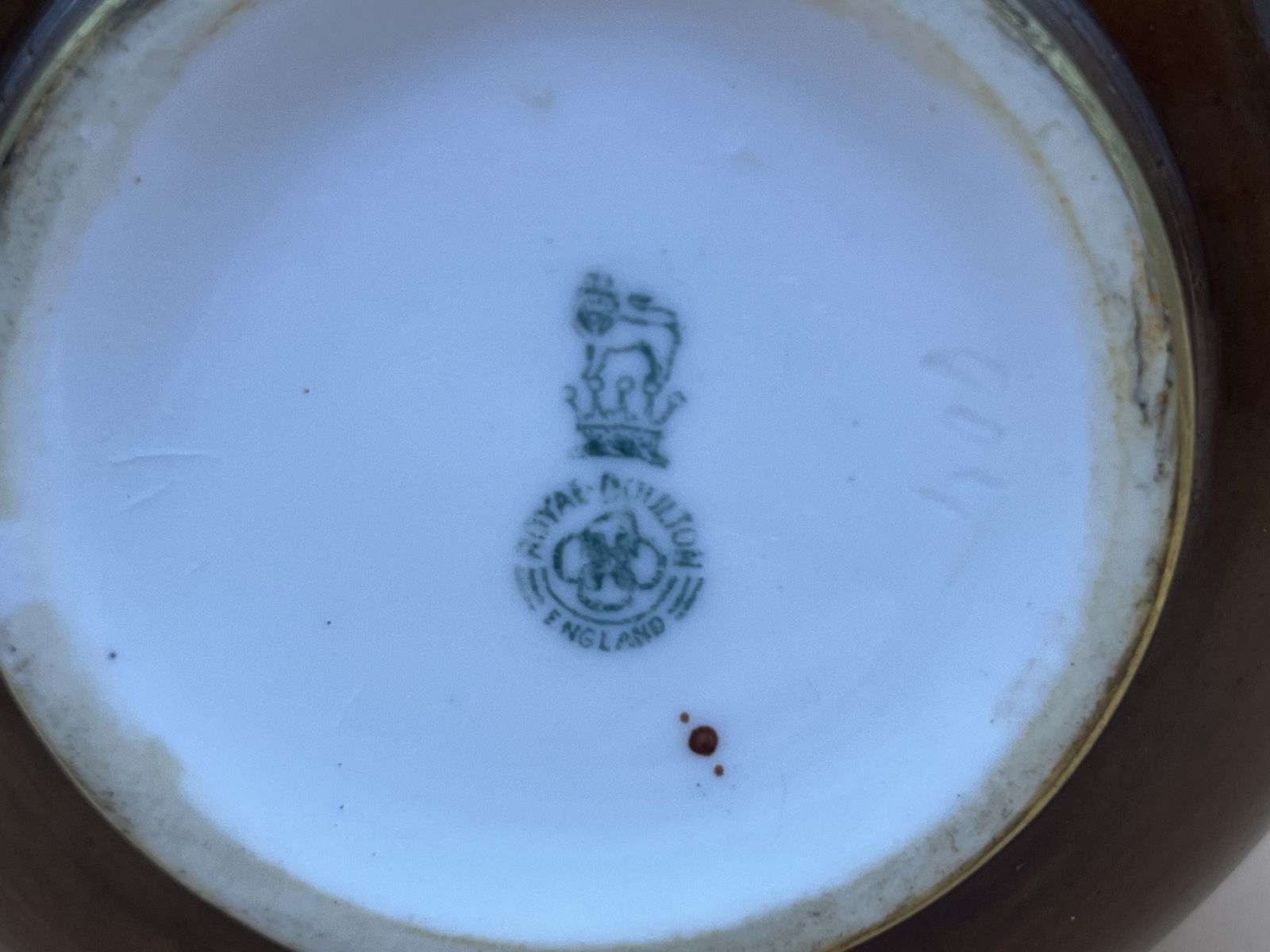 Antique Royal Doulton China Holbein Ware Sheep At Sunset Design Vase. C1900. photo vinterior