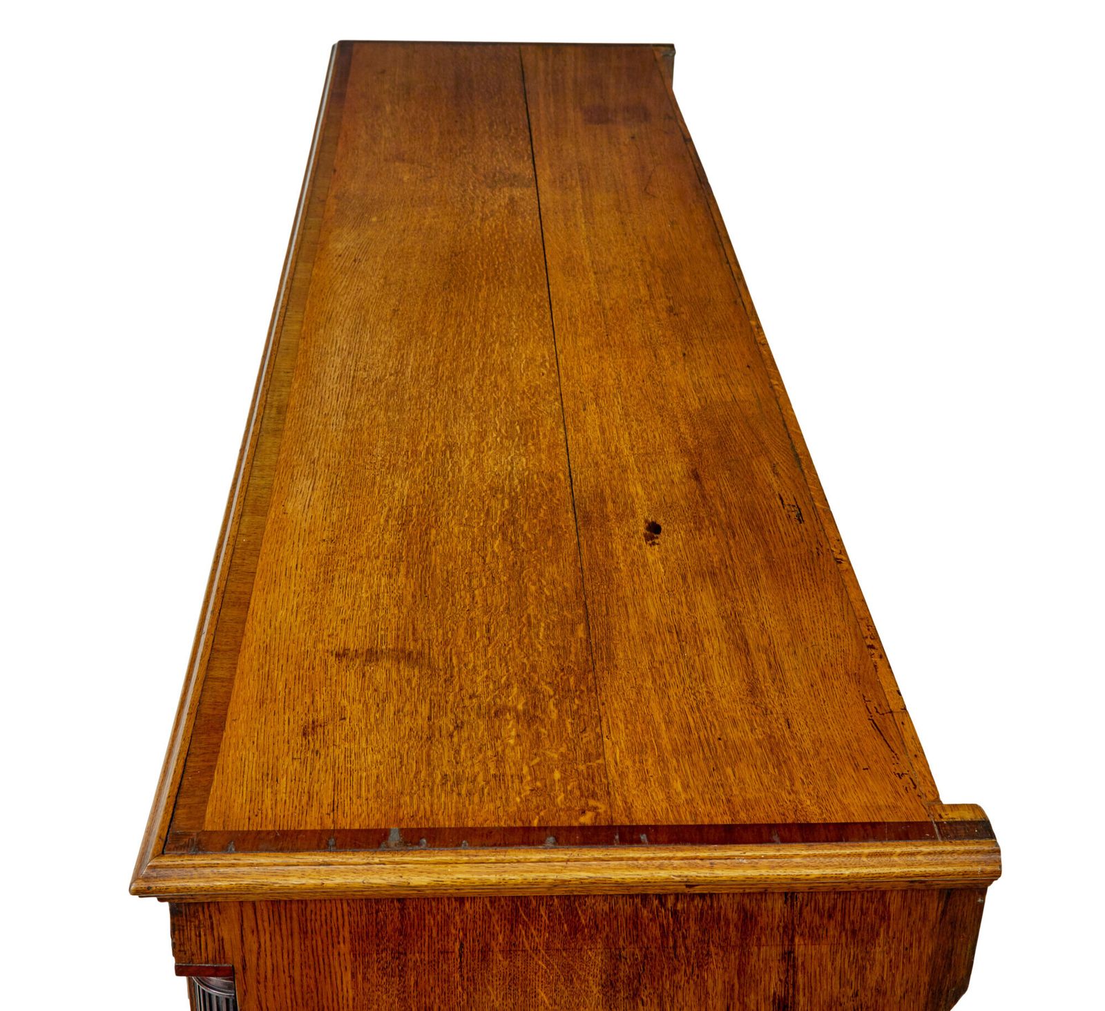 photo furniture 18th Century Inlaid Oak Lancashire Dresser Base
