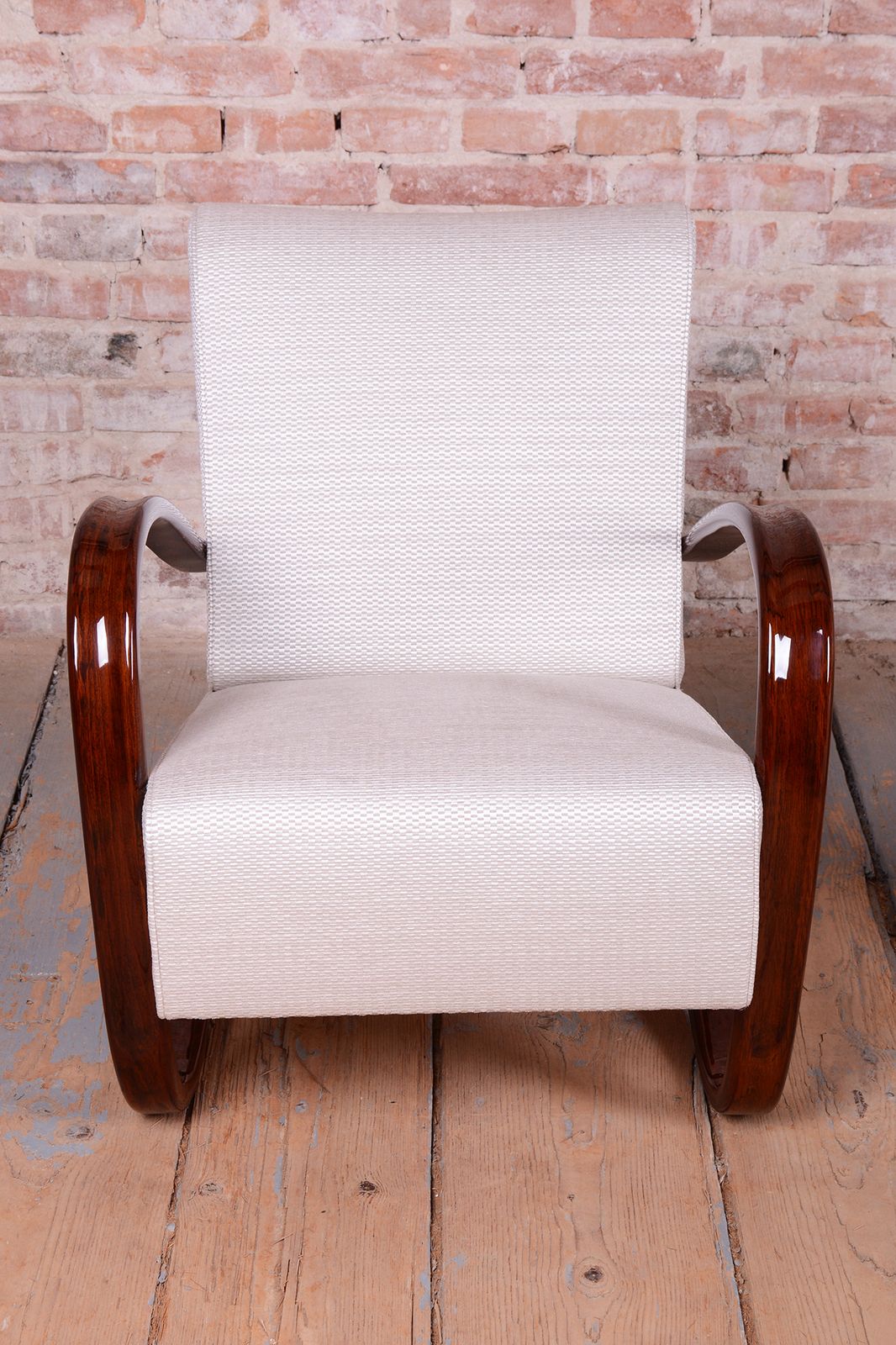 Pair Of Restored Art Deco Armchairs, By J. Halabala, Up Zavody, Czech, 1930s photo buy