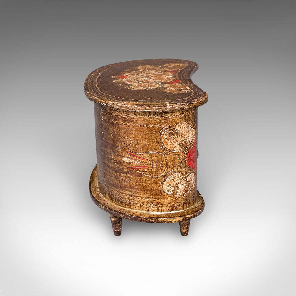 Vintage Florentine Jewellery Box, Italian Keepsake Chest Of Drawers, Miniature photo Furniture