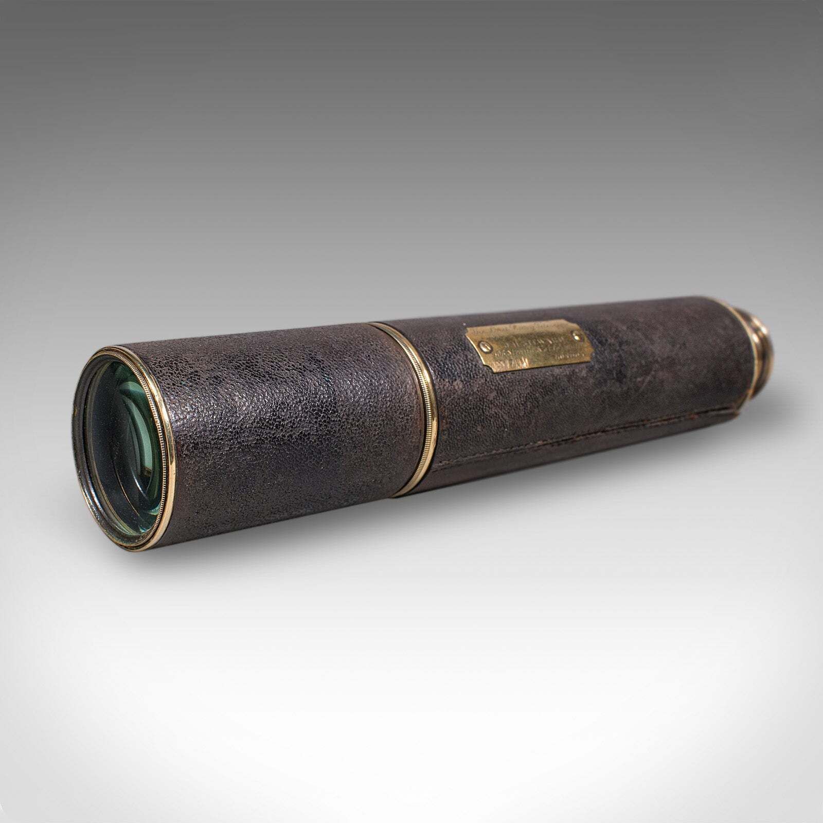 Antique Lord Bury 4 Draw Telescope, English, Terrestrial, Jh Steward, Victorian photo 1729.0