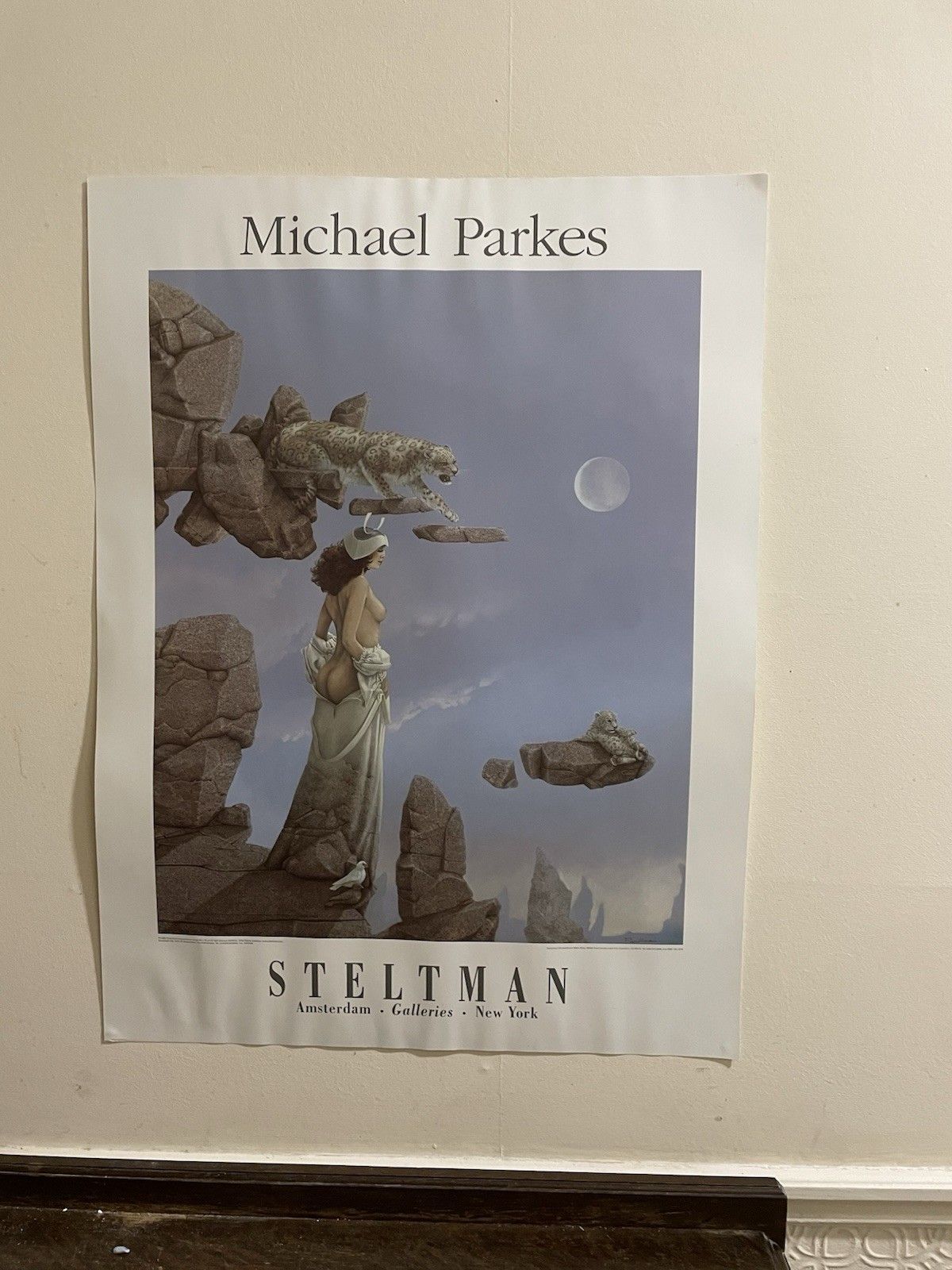 2x Micheal Parkes Steltman Gallery Fine Art Surrealist Poster Prints photo 53.0