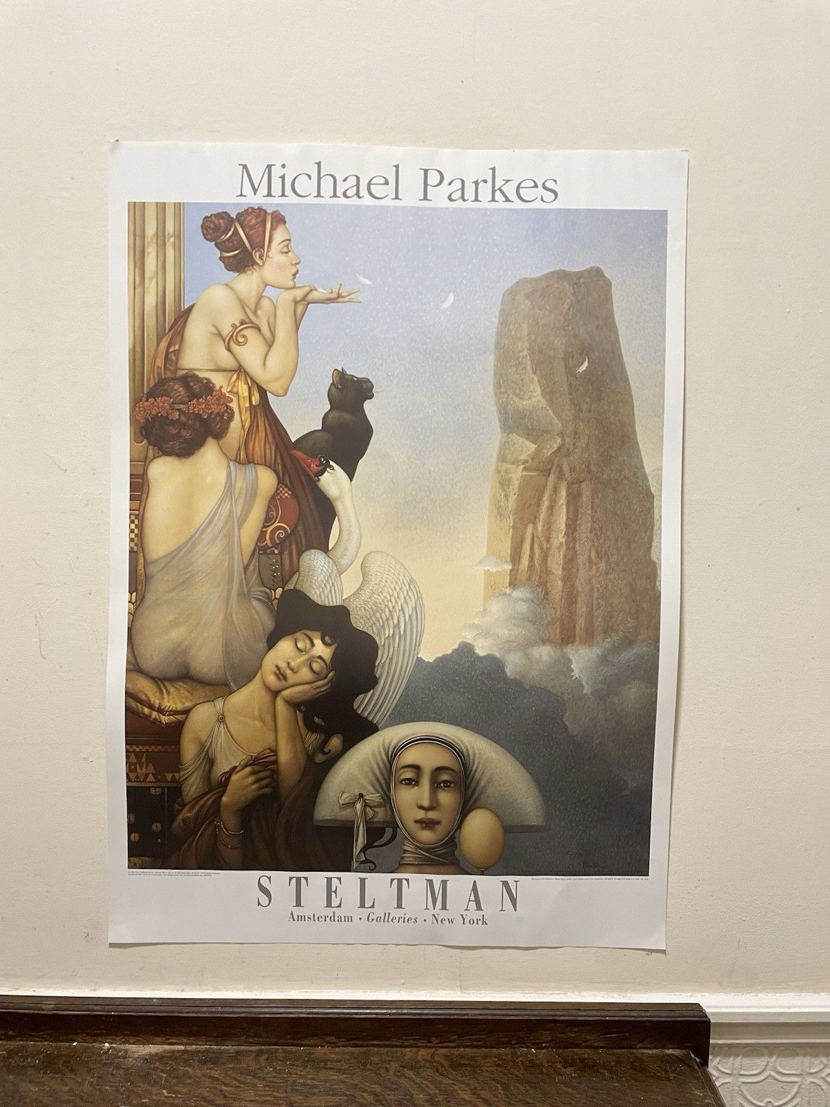 photo for sale 2x Micheal Parkes Steltman Gallery Fine Art Surrealist Poster Prints
