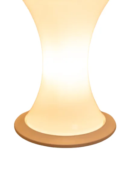 photo furniture Enrico Tronconi 'Bamboo' Floor Lamp, In White Opal Glass.  From The '70s
