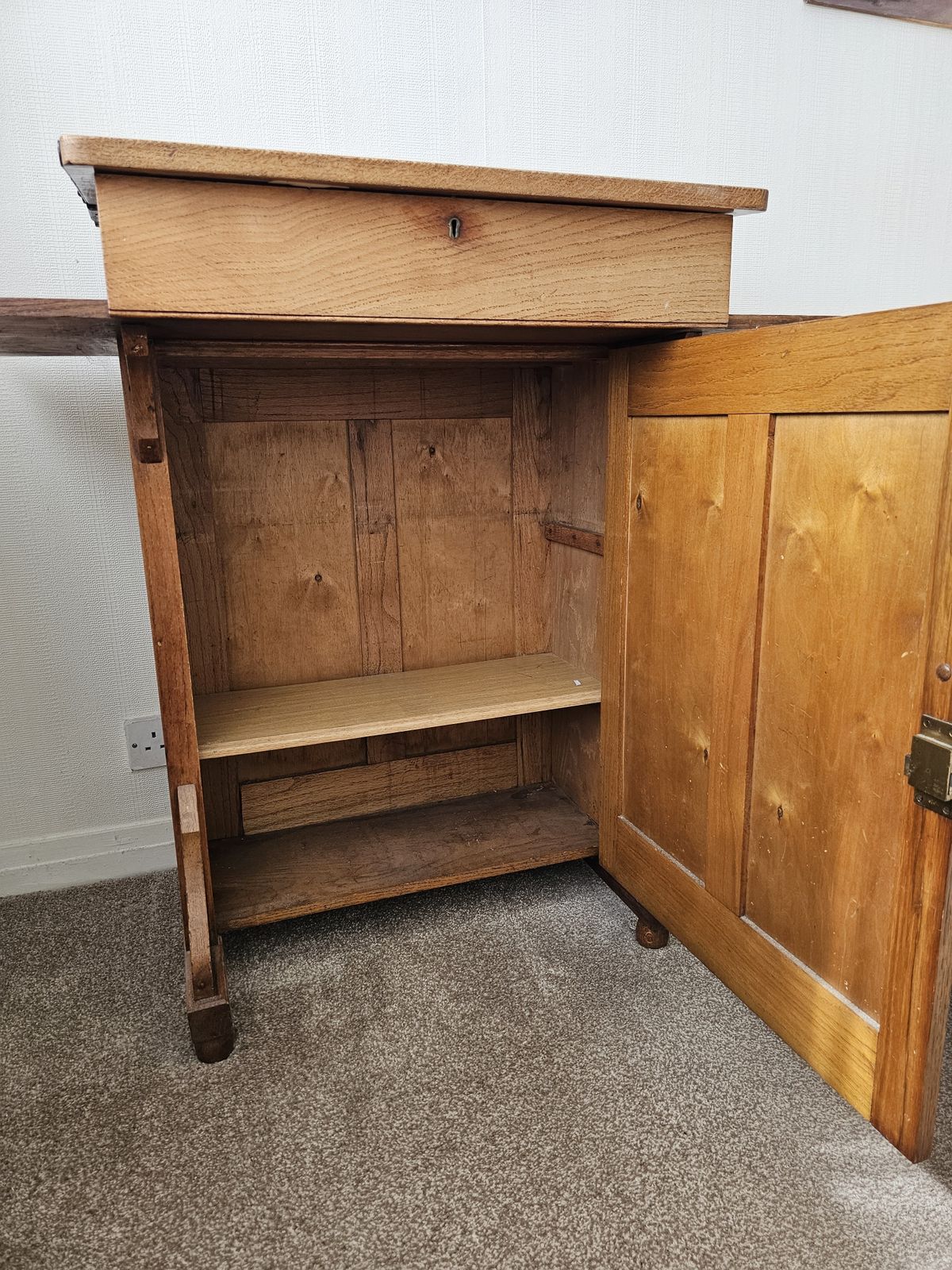 Edwardian Oak School Master Lecturn Desk Kingfisher Ltd West Bromwich