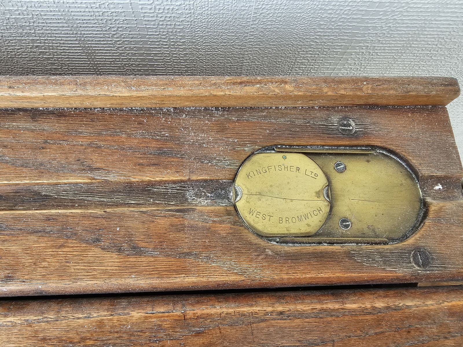 Edwardian Oak School Master Lecturn Desk Kingfisher Ltd West Bromwich photo buy
