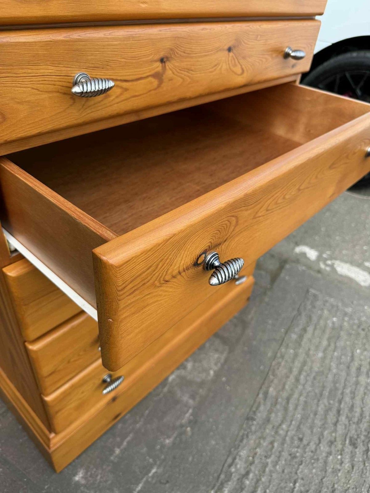 Quality Solid Pine Chest Of Drawers Ready To Upcycle In Fusion Paint photo for sale