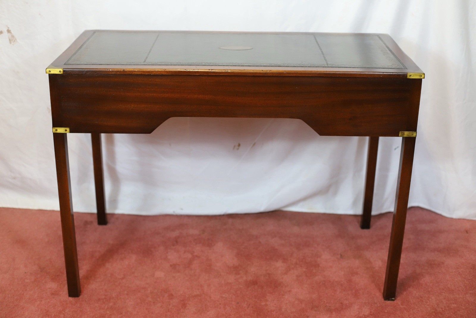 Reprodux Bevan Funnell Lovely Military Campaign Style Writing Desk photo vinterior