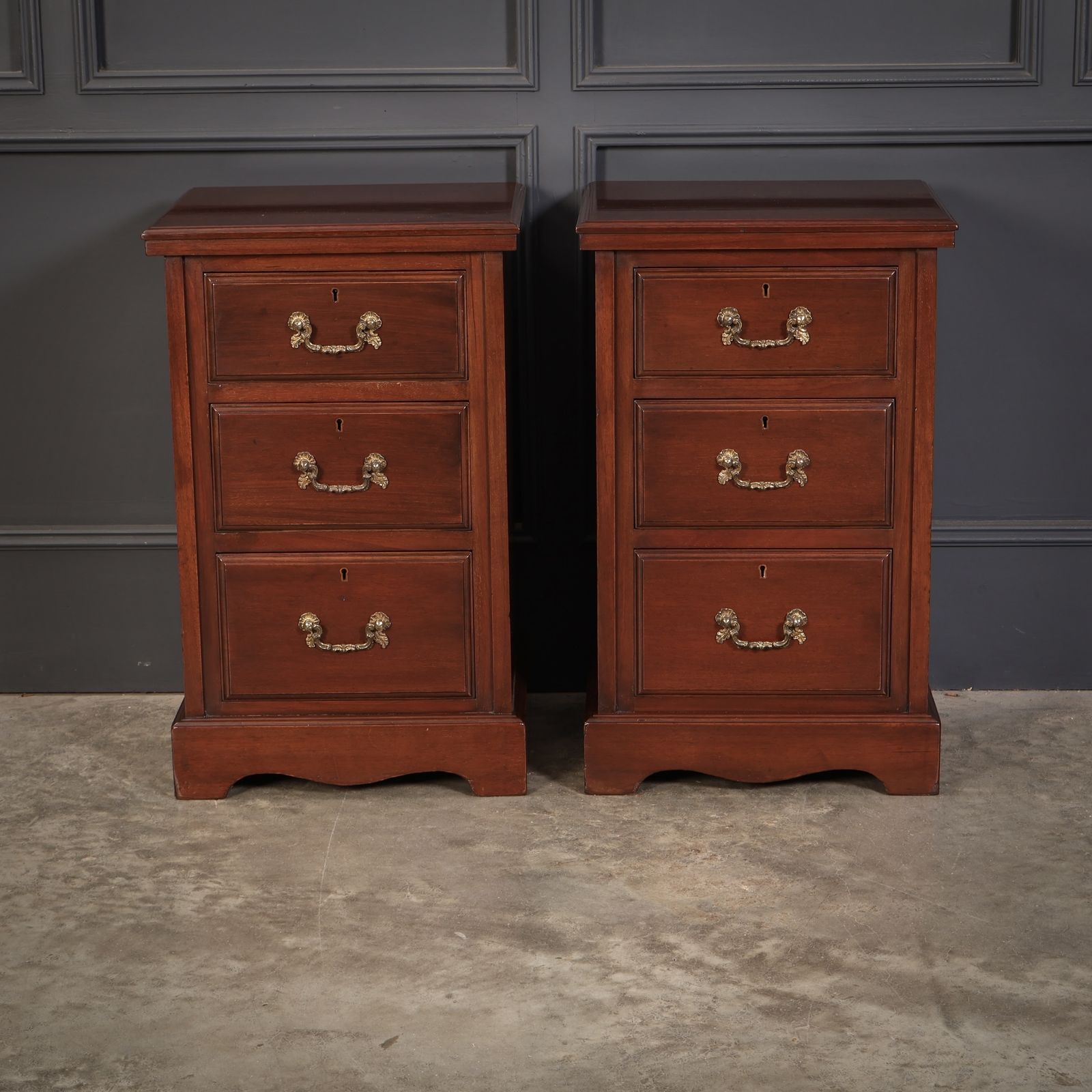 Pair Of Mahogany Bedside Chests
