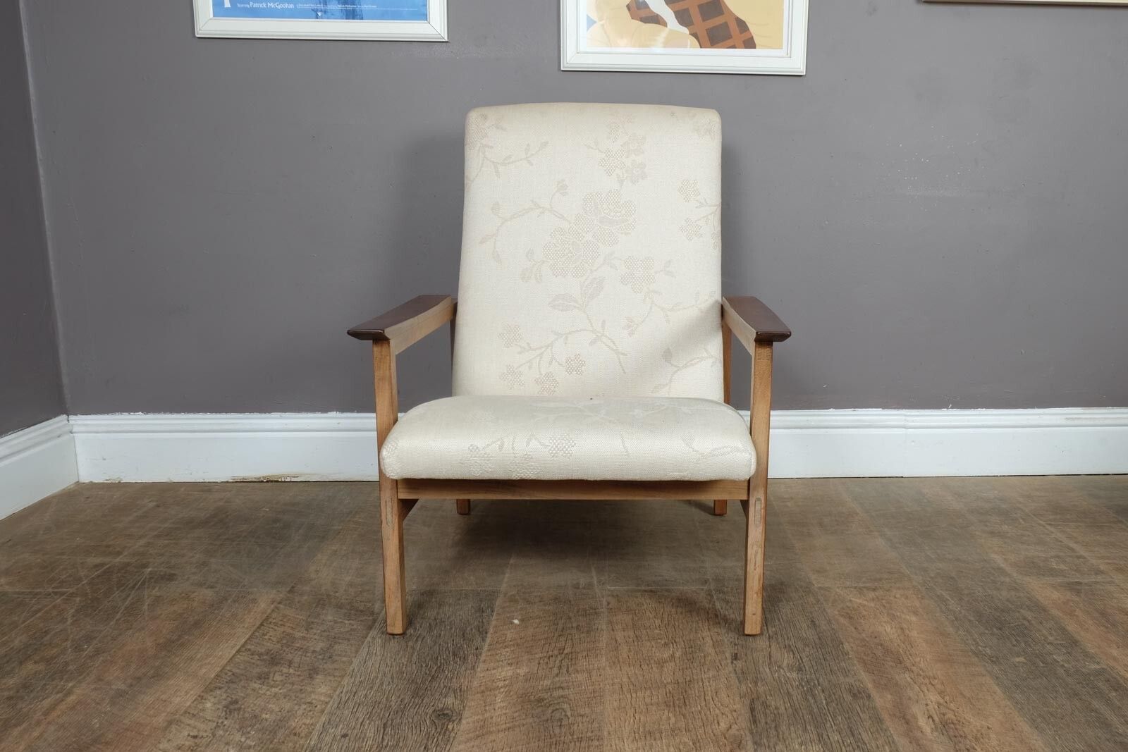 Vintage Retro Guy Rogers Mid Century Kyoto Arm Chair photo furniture