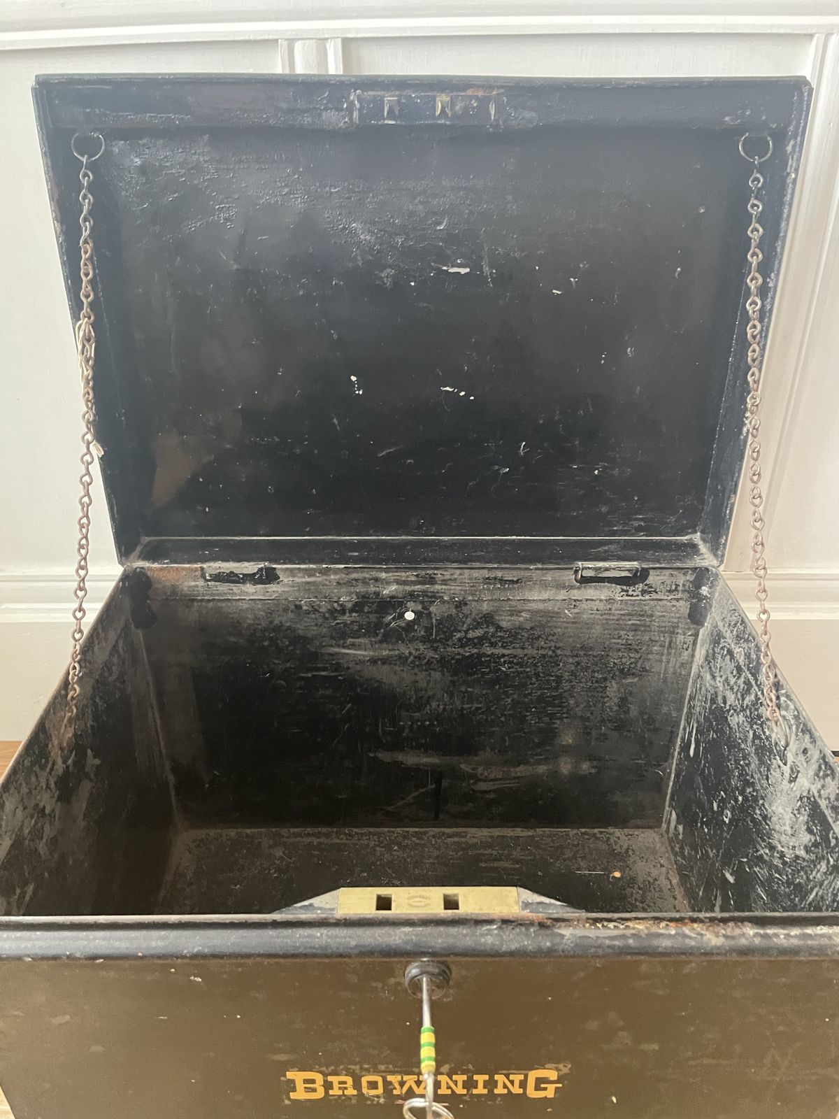 Solicitor Metal Deed Box With 2 Keys Milners Of Liverpool photo buy