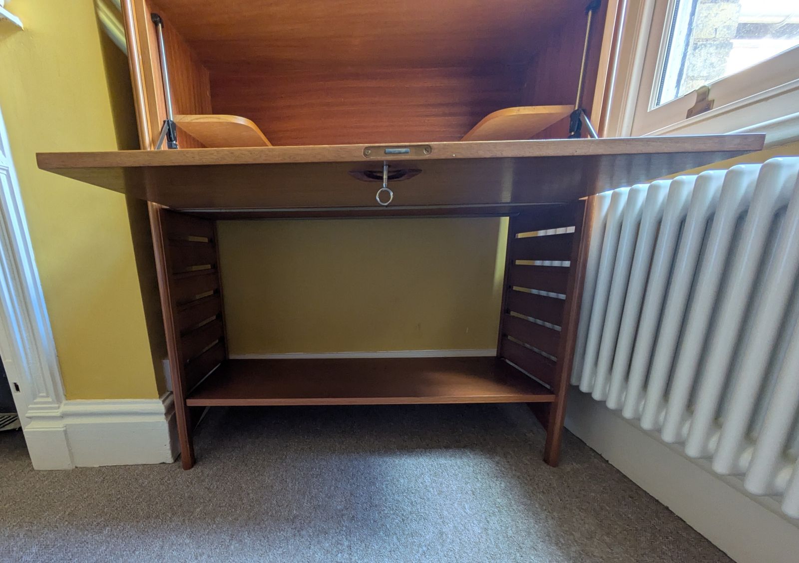 Ladderax Mid Century Modular Shelving Unit With Bureau And Cabinet photo 600.0