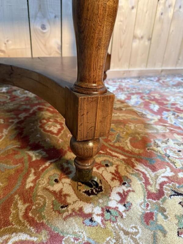 Table Ronde D'appoint   Guéridon époque Louis Philippe En Noyer Massif photo furniture