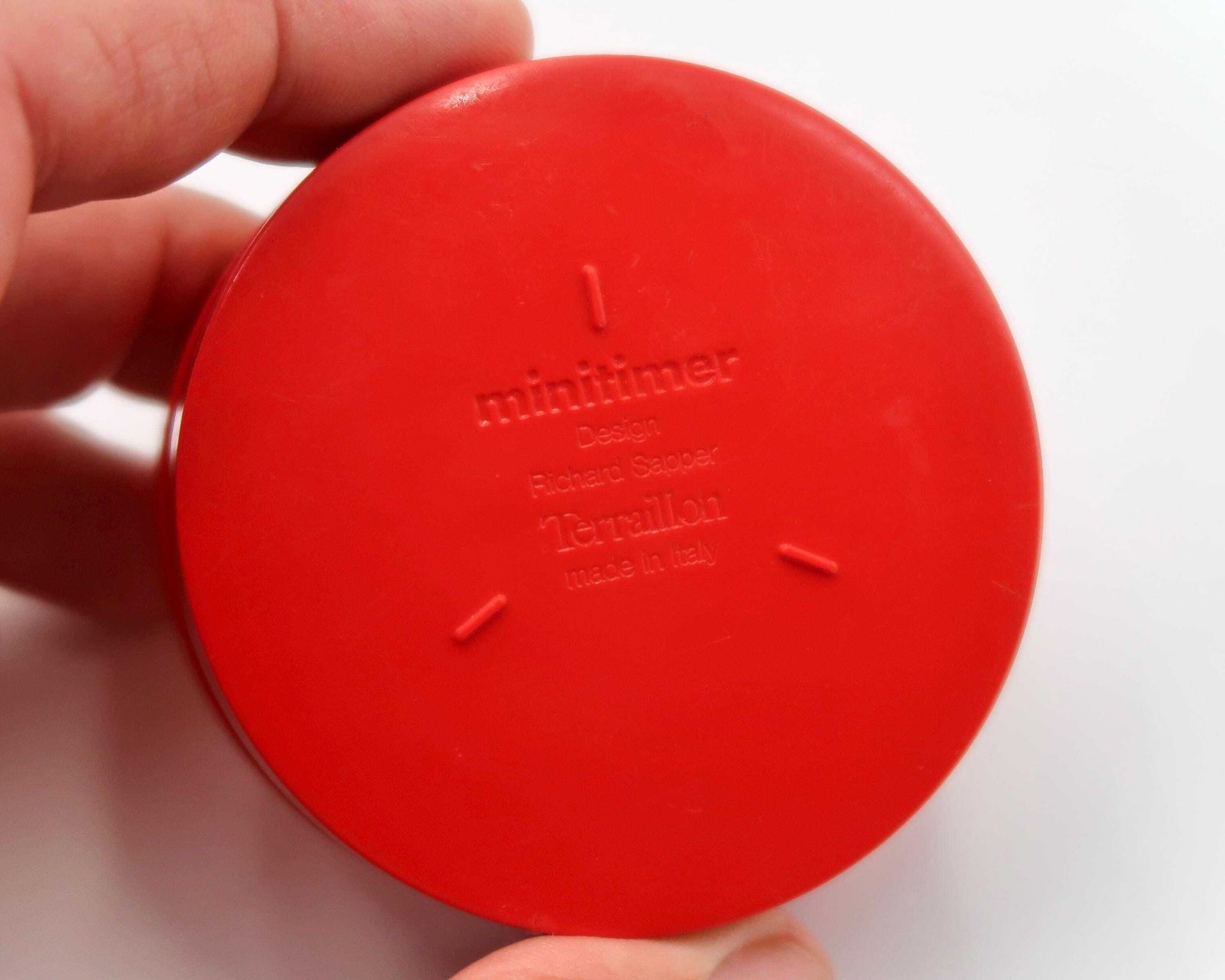Red "Minitimer" Timer Terraillon By Richard Sapper, 1970s / Design, Moma Collection, Pop, Kitchen, Home Decor photo Home Decor