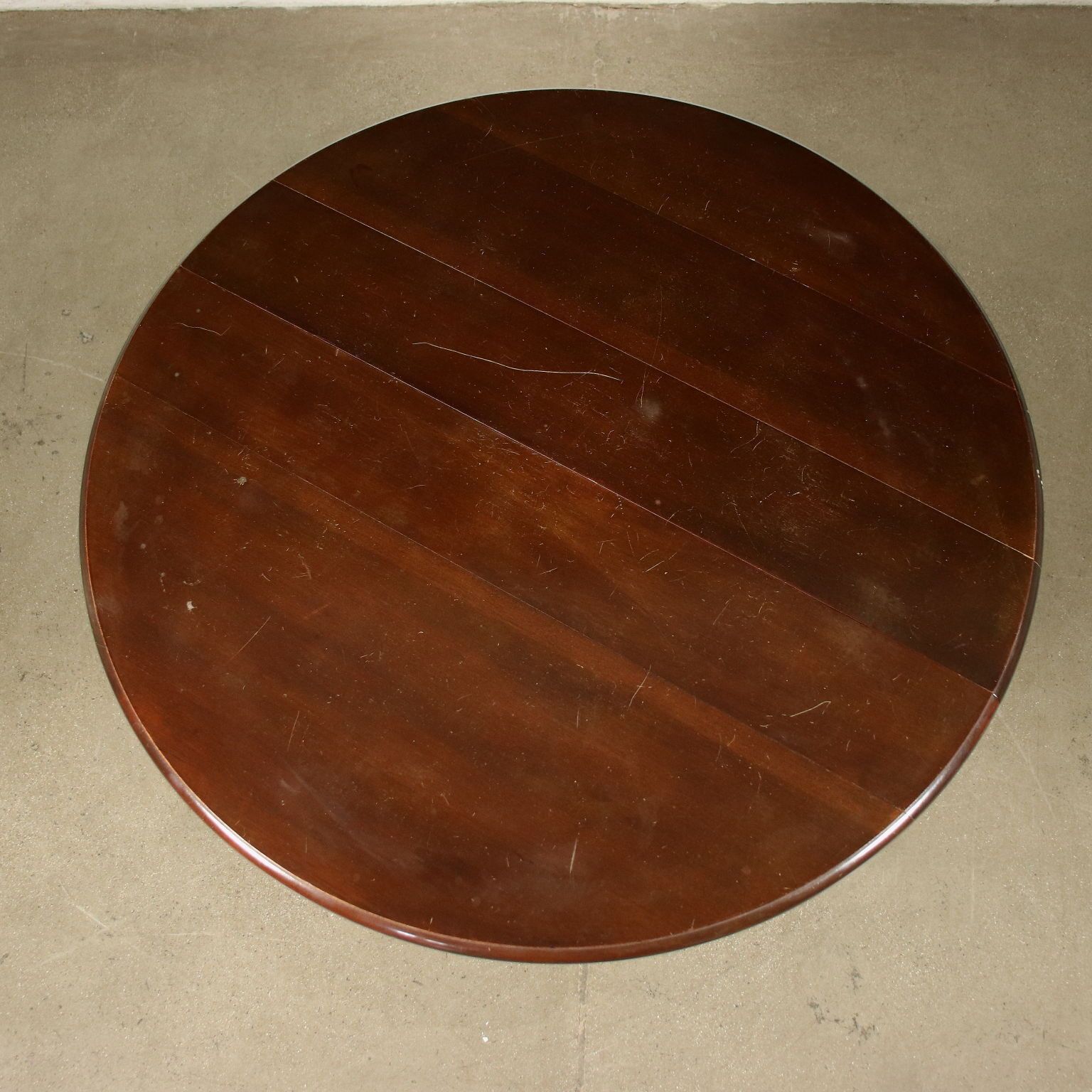 Table Mahogany Brass Mahogany Veneer Italy 1950s 1960s photo Furniture