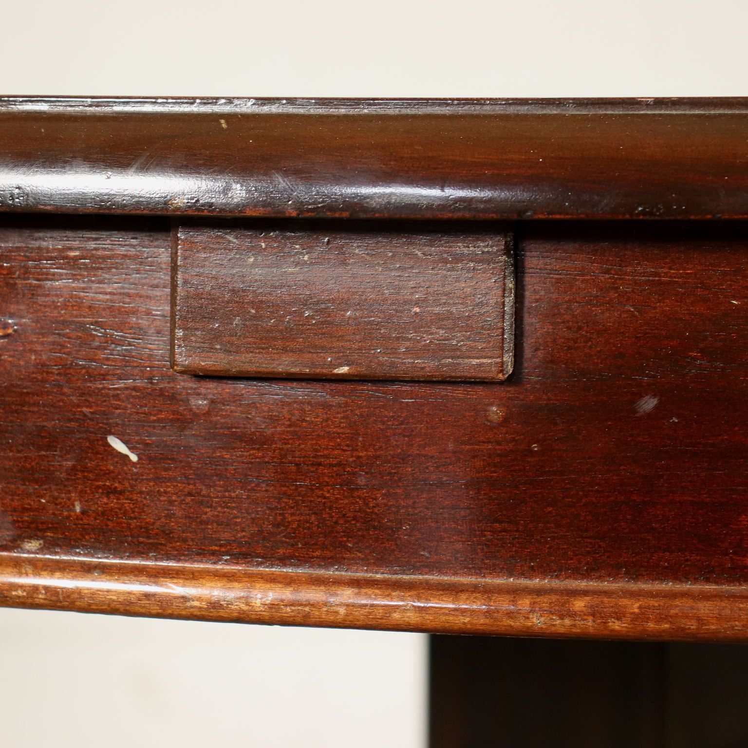 Table Mahogany Brass Mahogany Veneer Italy 1950s 1960s photo buy