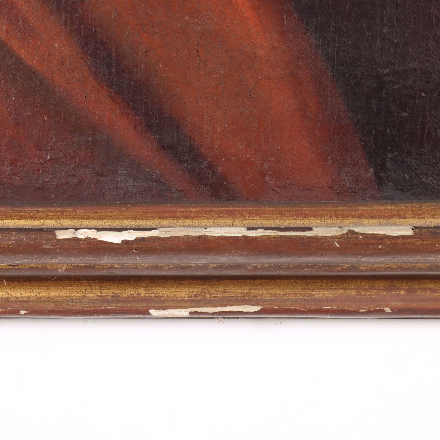 Antique Painting Religious Subject Oil On Canvas XVII Century photo buy