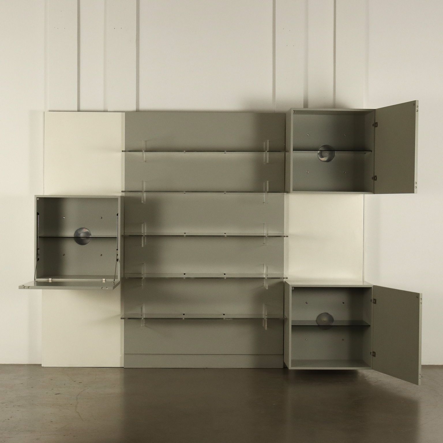 Acerbis Life Bookcase Design Roberto Monsani Vintage 1980s photo 4640.0