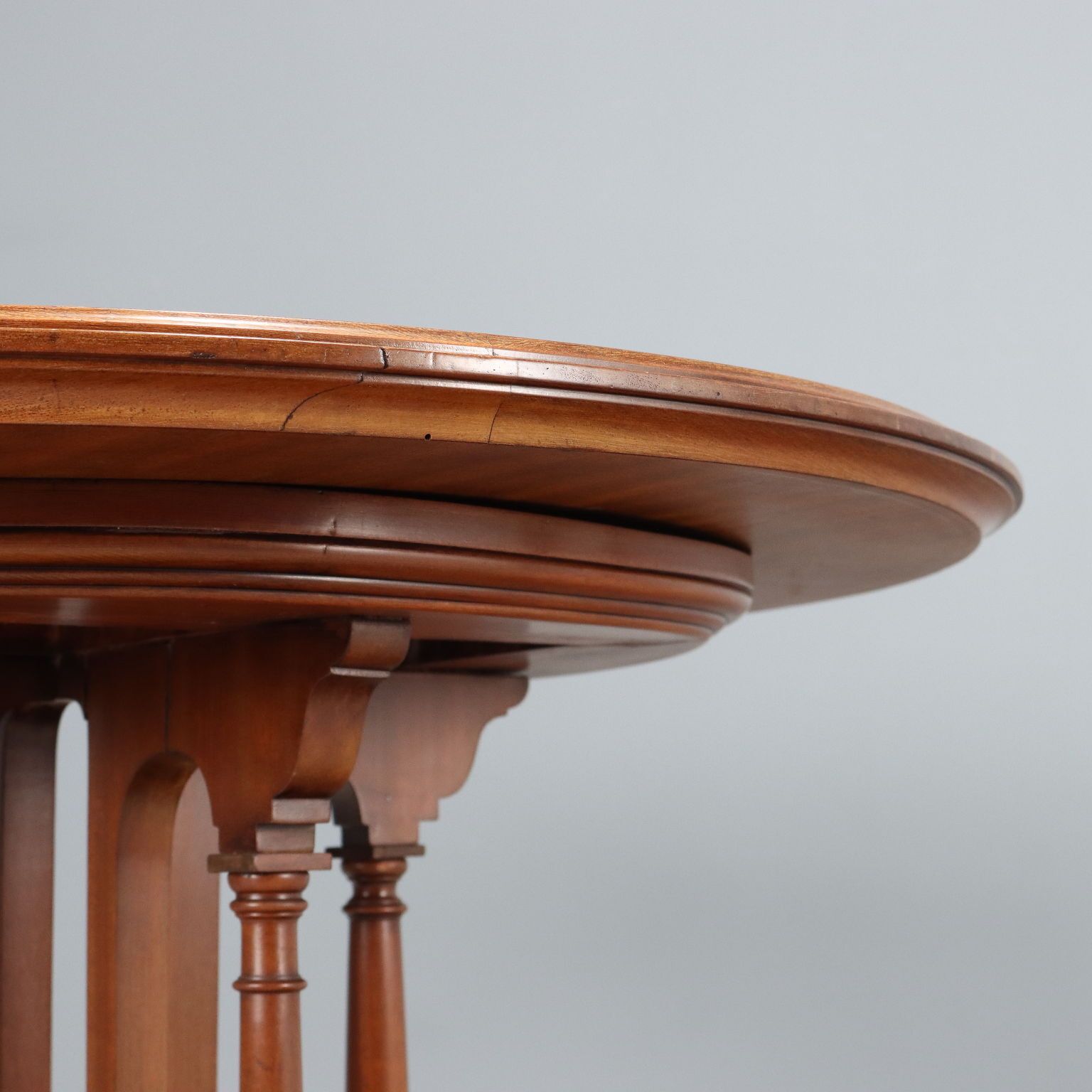 Side Table Art Deco Mahogany Crystal Italy XX Century photo 1070.0