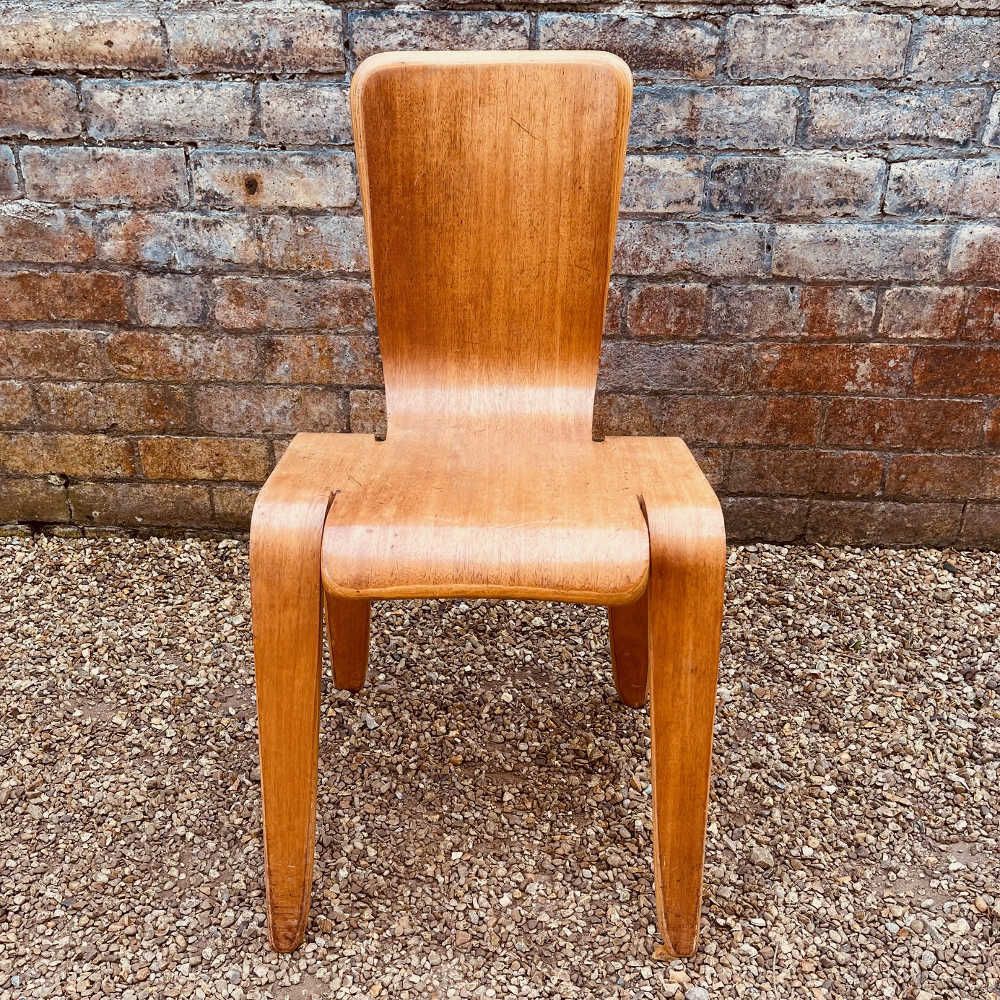 Rare Bentply Bambi Chair Designed By Han Pieck For Morris & Co Glasgow 1946