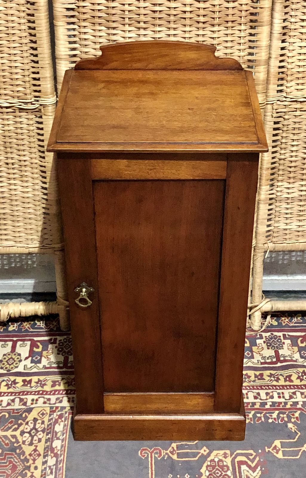 photo buy Edwardian Walnut Bedside Table Or Nightstand