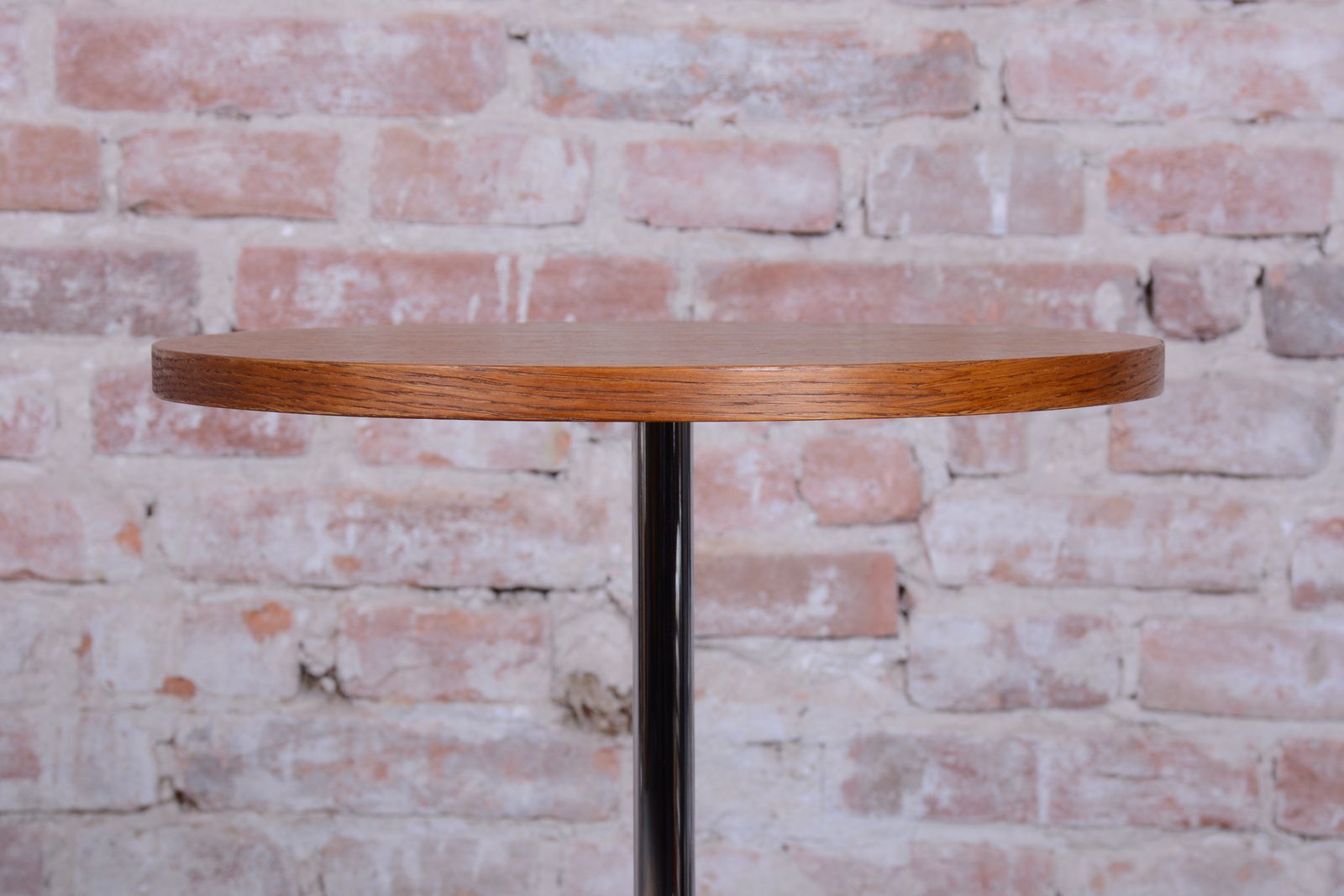 photo furniture Restored Bauhaus Floor Lamp, By Robert Slezak, Oak, Chrome, Glass, Czech, 1930s