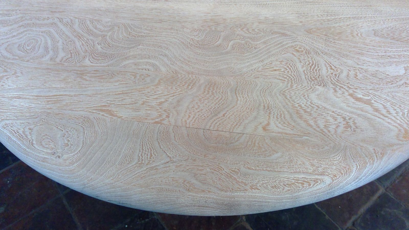 Cerused Ercol Limed Elm Butterfly Leaf Dining Table photo furniture