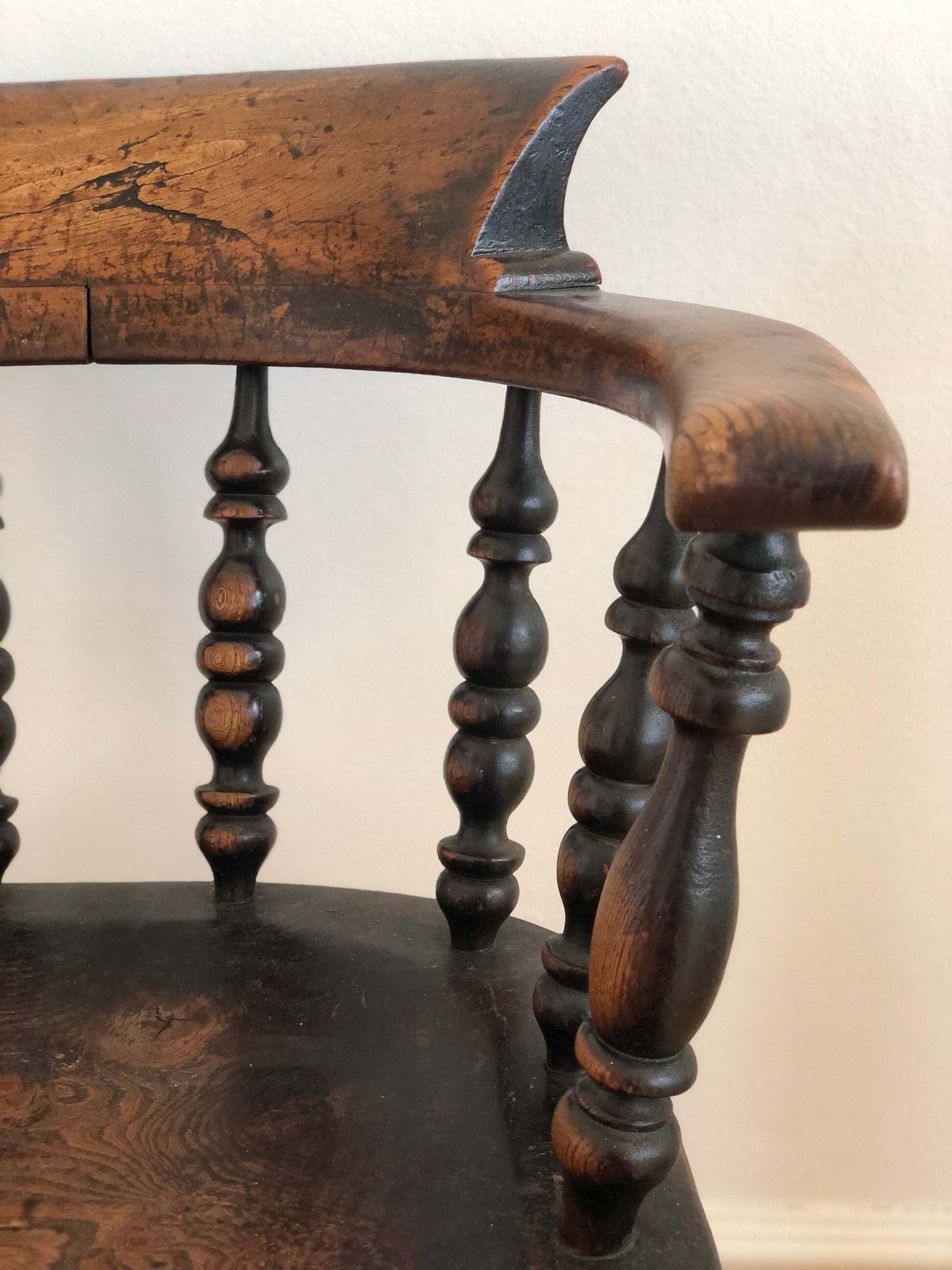 Antique Wooden Captain’s Chair Denmark photo 690.0